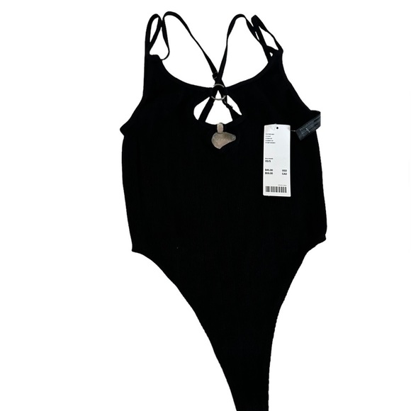 Out from Under for Urban Outfitters Black Bodysuit Top Size XS/S - Picture 1 of 17